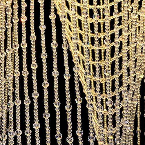 Crystal Long Chandelier - 50cm diameter GU10