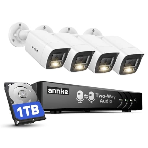 3K Two-Way Audio Security Camera System