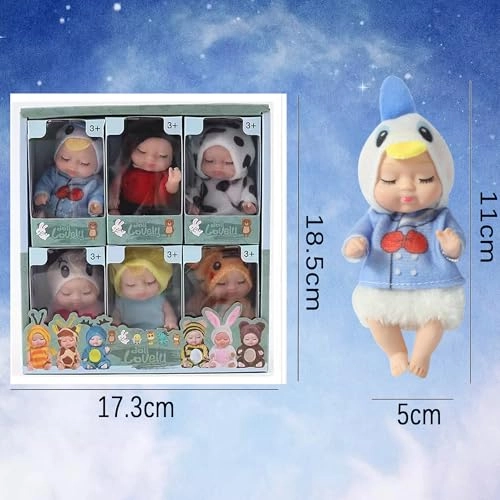 Reborn Mini Doll - 6 Pieces Forest Set