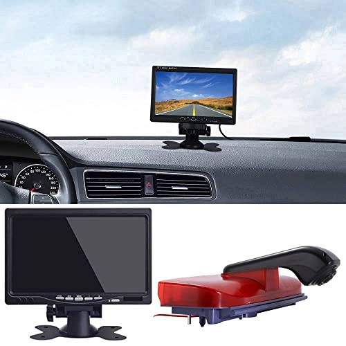 Rear View Camera - Night Vision 628 x 586 pixels + 7 inch monitor - 7 Inches