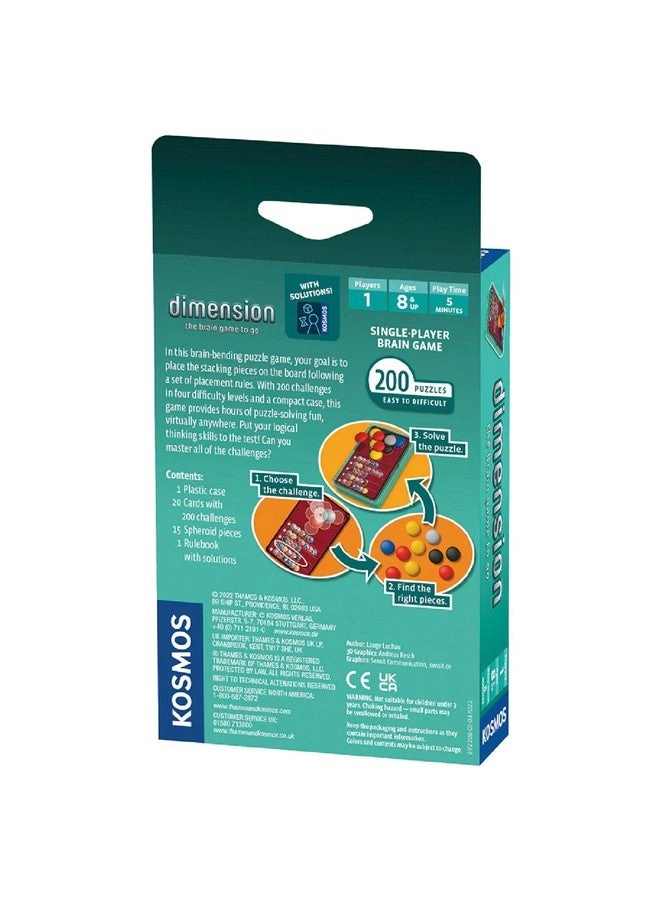 Dimension - 1 Player Stacking Game