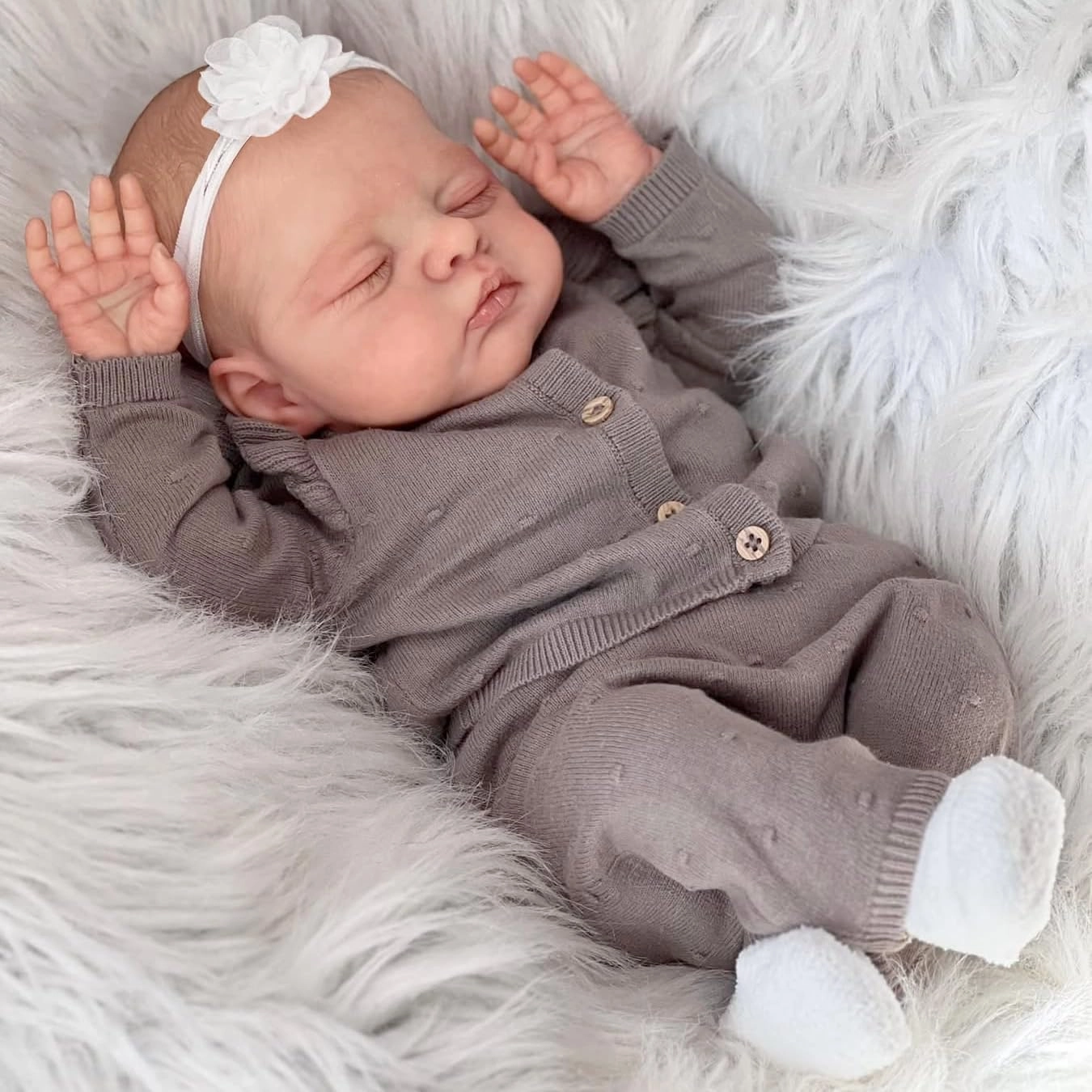 Pascale Reborn Baby Doll - 18 inch Vinyl sleeping Ages 3+