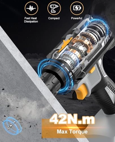 Cordless Drill - 2.0Ah 21V