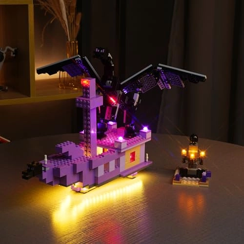 Light Kit for LEGO The Ender Dragon and End Ship 21264