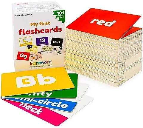 learnworx My First Flash Cards - 12 Months Plus 101 pieces