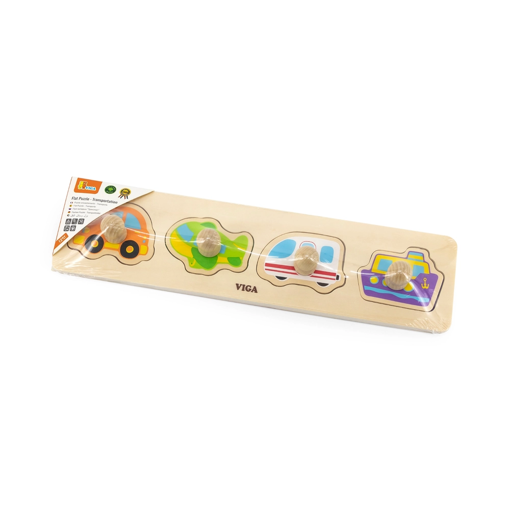 Transportation Wooden Puzzle (SW-44534) - 4 pcs
