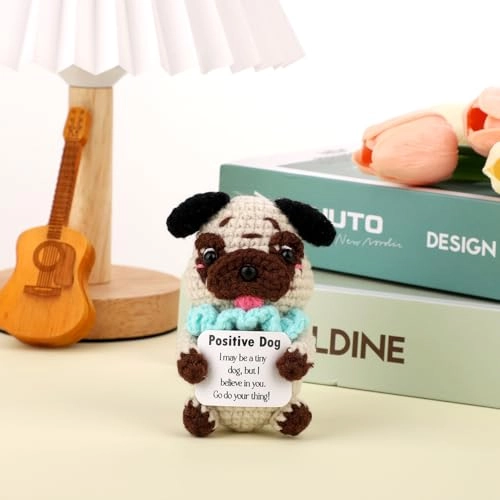 Pug Positive 10 cm Crochet