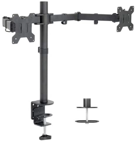 2 LCD Screens Dual Monitor Arms - 2 13"-27" 75x75 mm 100x100 mm