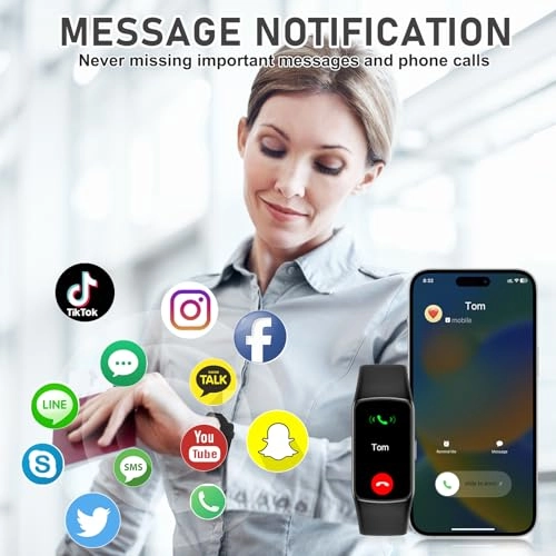 Fitness Tracker - 24/7 Heart Rate Sleep Tracker