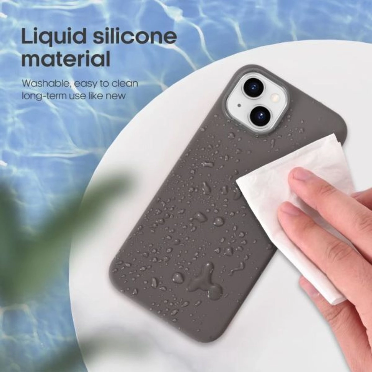 Silicone Case with MagSafe for iPhone 15 Plus