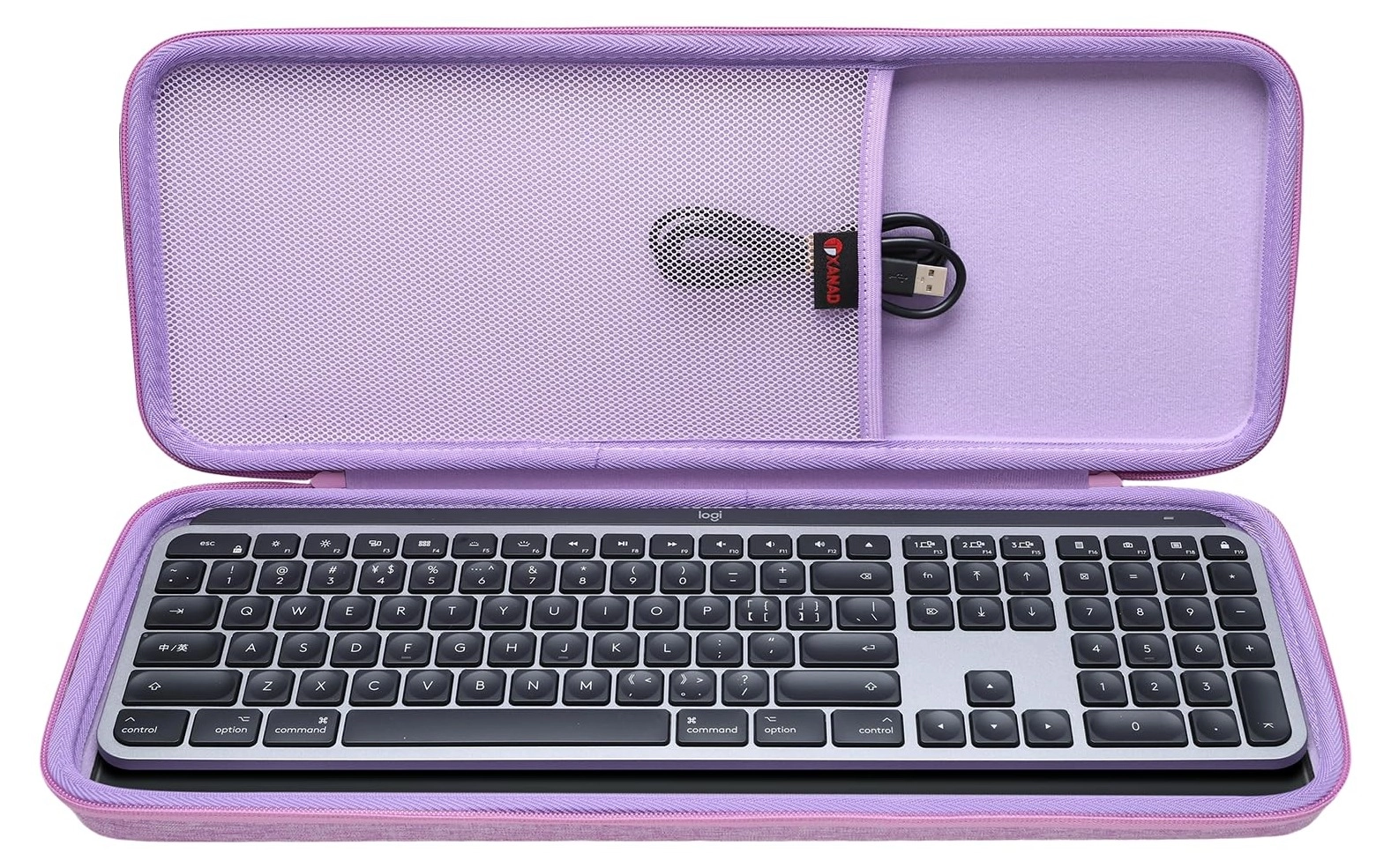 XANAD Hard Case for Logitech MX Keys/MX Keys Advanced - usb