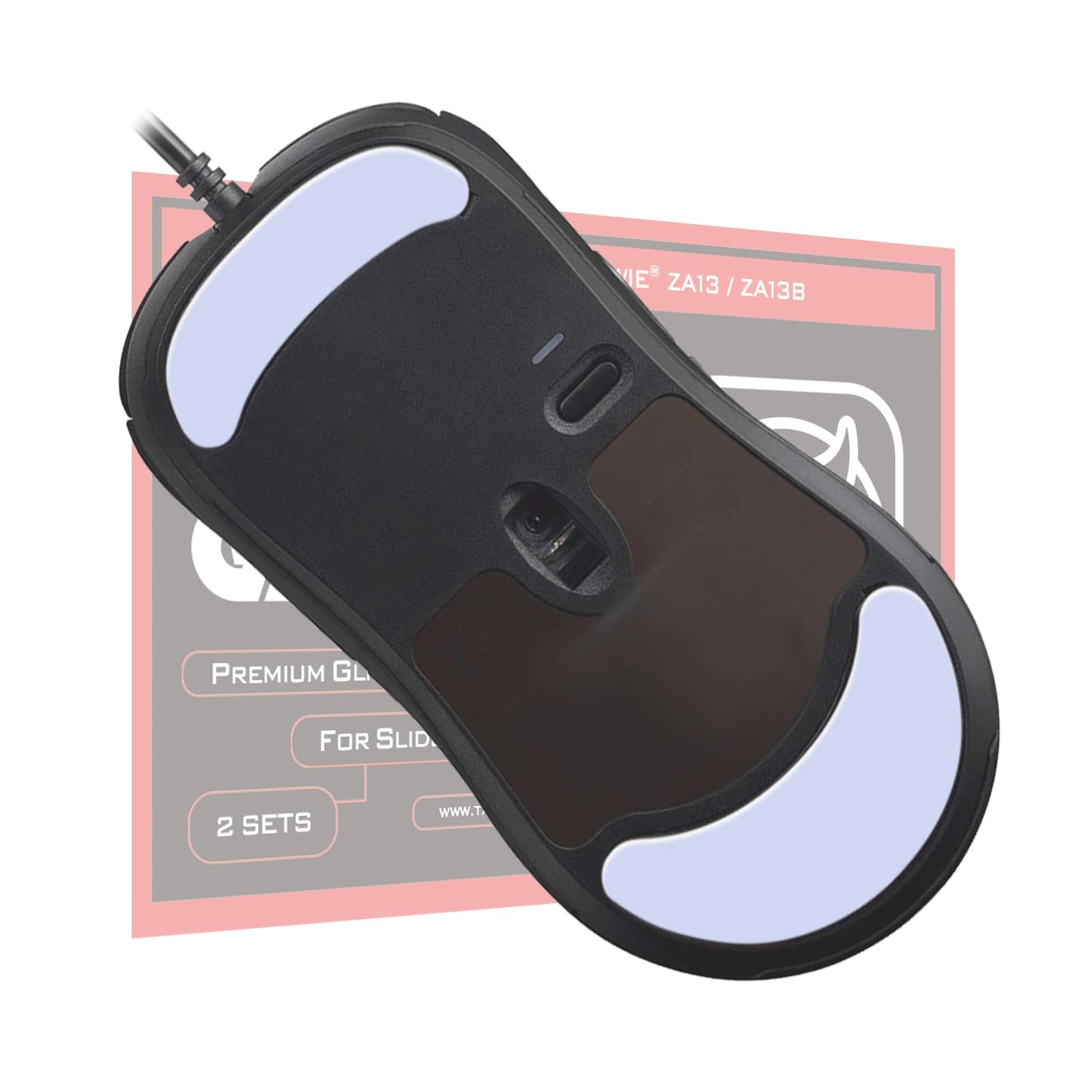 Mouse Feet Skates - Compatible with Zowie ZA11 / ZA12 / FK/AM / S1 / S2 0.8mm Pure PTFE