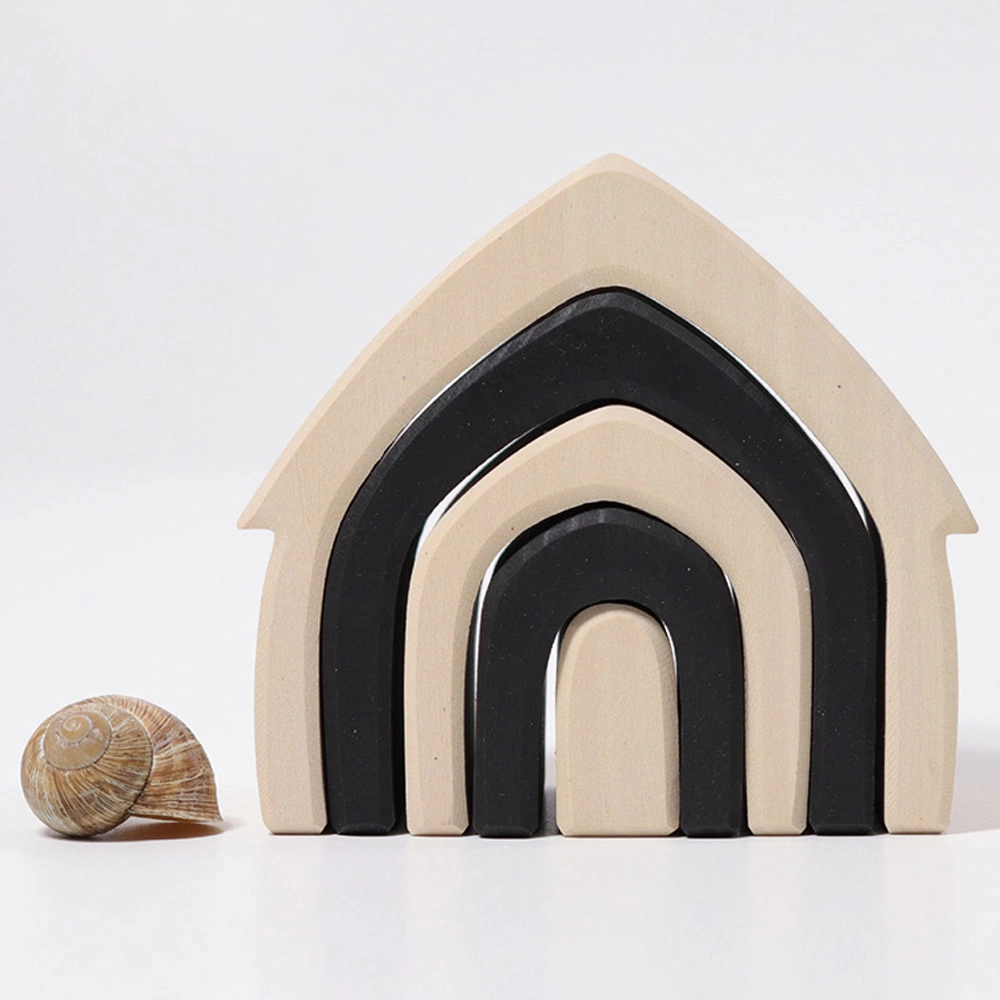 Stacking House - Suitable for 1 year and above 5 pieces