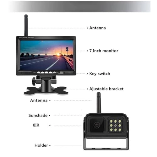 Reversing Camera - Night Vision Wireless 420 TVL