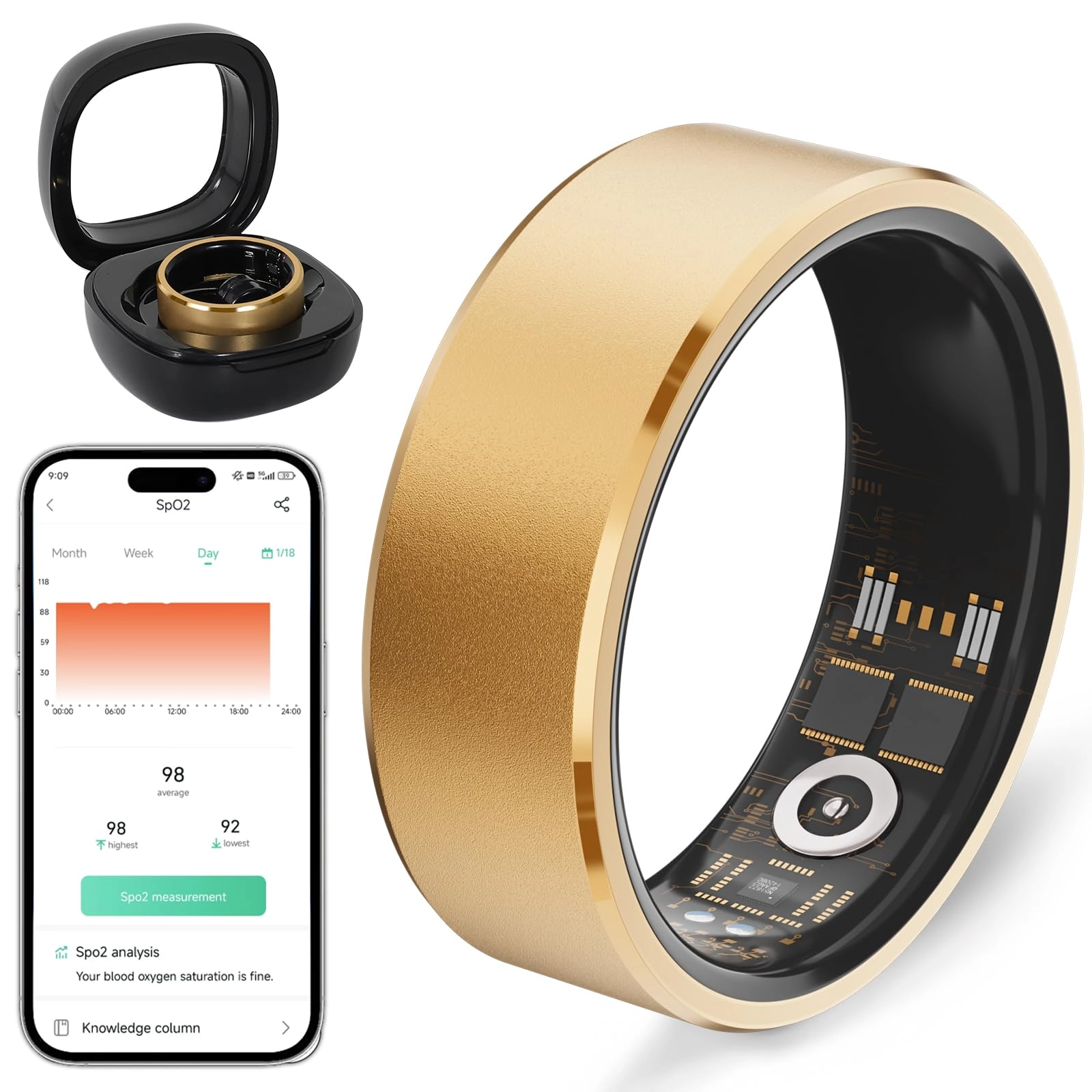 GYSOA Smart Ring - Gold 11#(20.6mm)
