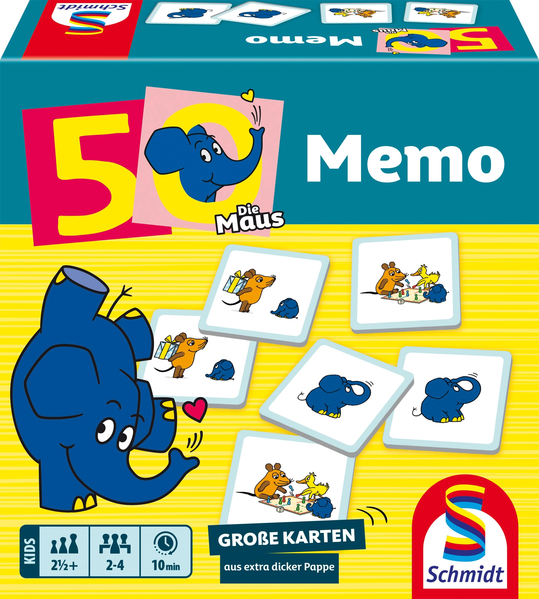 Schmidt Spiele The Mouse Elephant Memo - 30 months and up