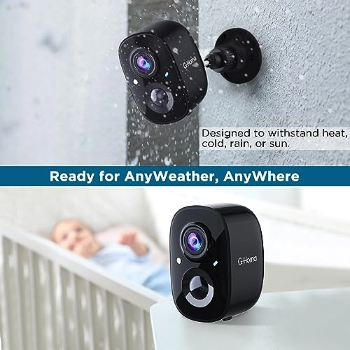 Outdoor Wireless Security Camera 2K