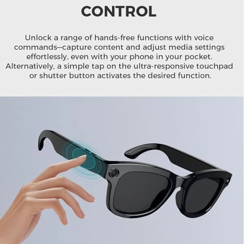 Smart Glasses - AI Real-Time Translation 5MP Camera