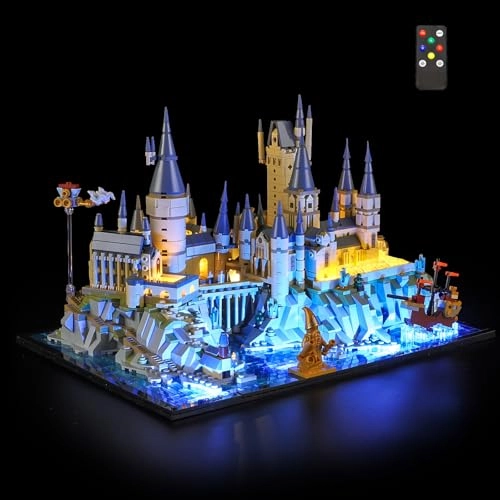 Led Light for Lego Hogwarts Castle and Grounds (76419) - Remote Control Version Easy Install