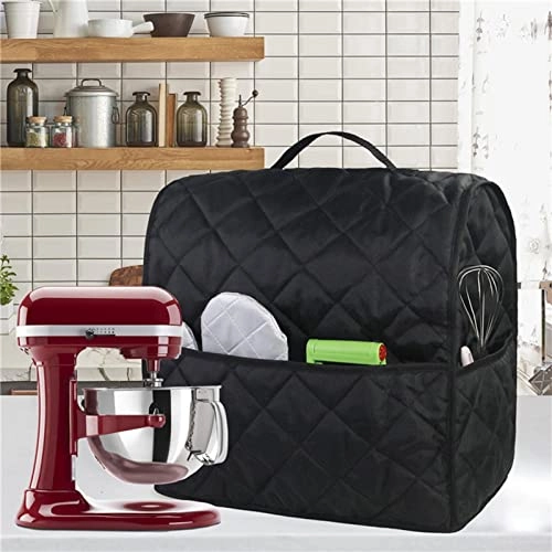 Stand Mixer Cover - Black Handle Multi Pockets