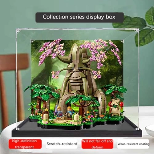 Acrylic display case (77092) - 40 x 40 x 35 cm Black Base