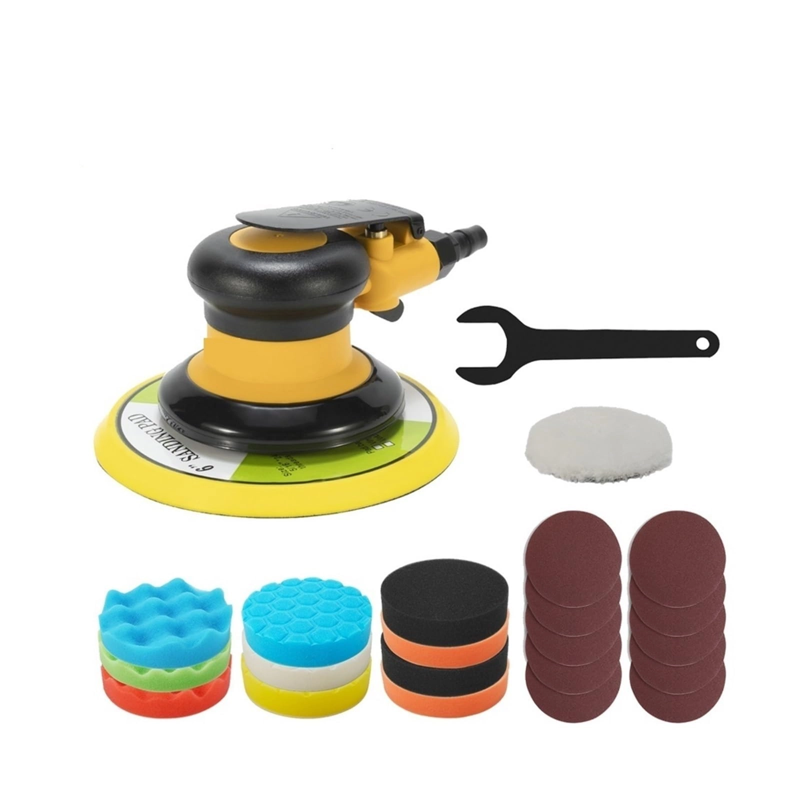 Random-Orbit Sander - 6'' 150mm Pneumatic 12000RPM