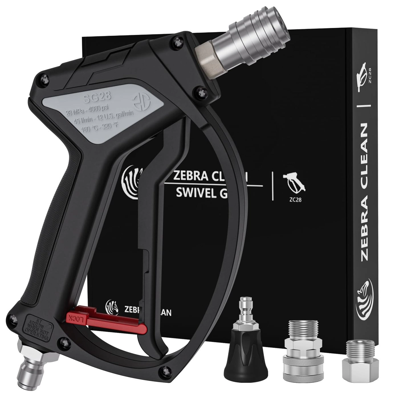 Zebra Clean Pressure Washer Gun