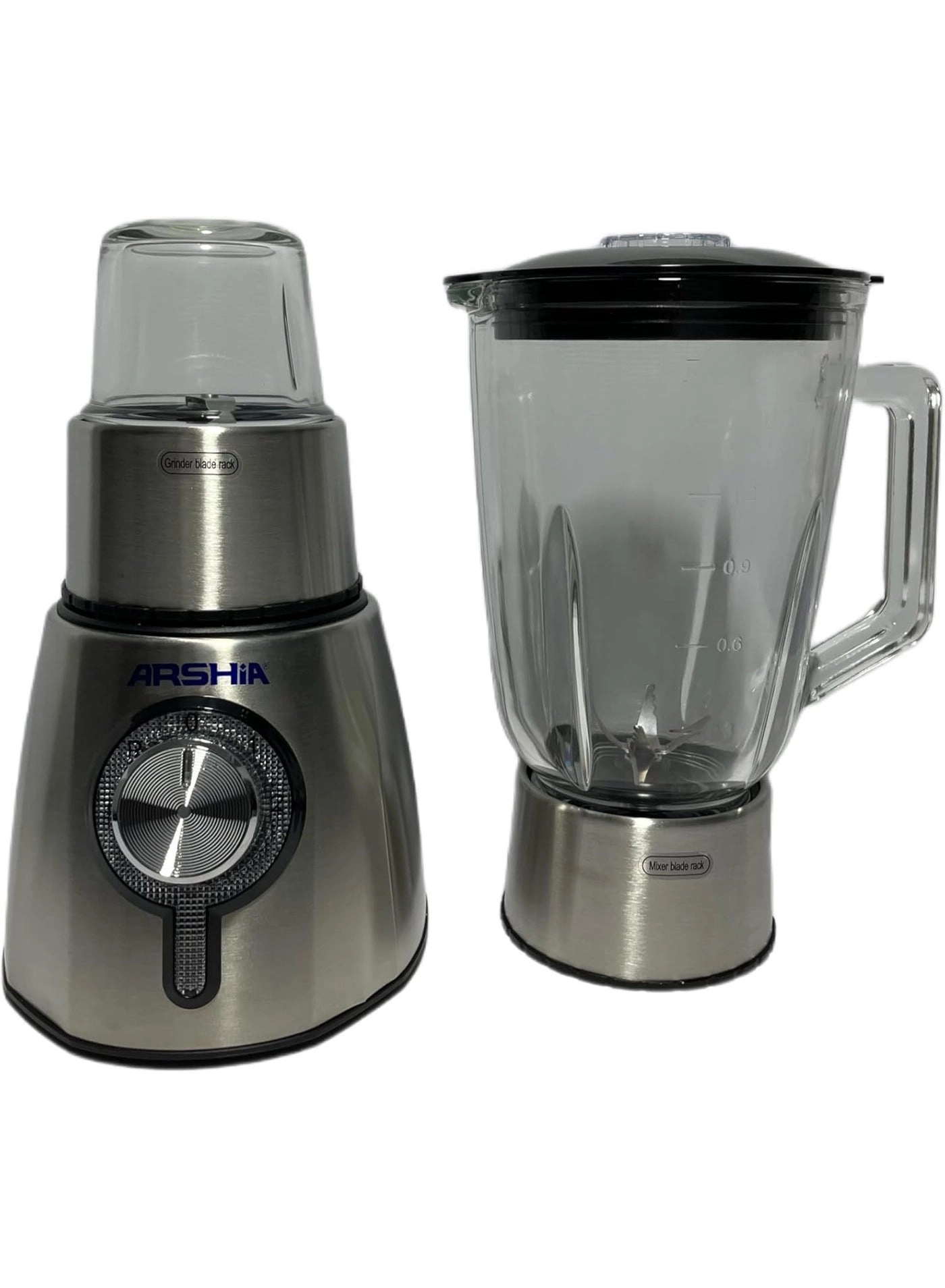 3-in-1 Grinder Mixer Blender - Electric Stainless Steel Jars Powerful Motor