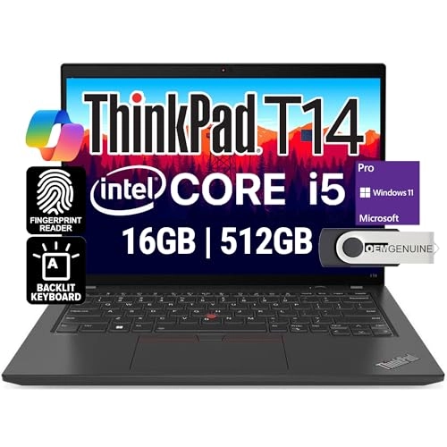 ThinkPad T14 - 14'' i5-1335U 16GB DDR4 512GB SSD