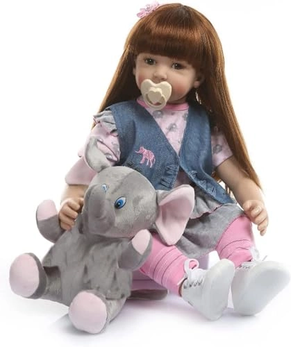 Reborn Baby Doll - 22 Inches / 55 cm Silicone Ages 3+