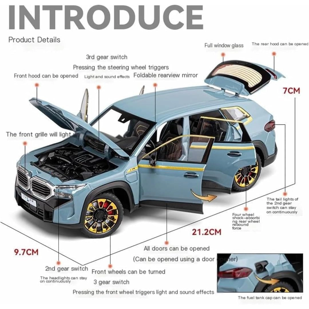 XM SUV - 1:24 1pcs
