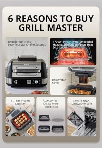 Air Fryer Grill Master XL GM498-3305