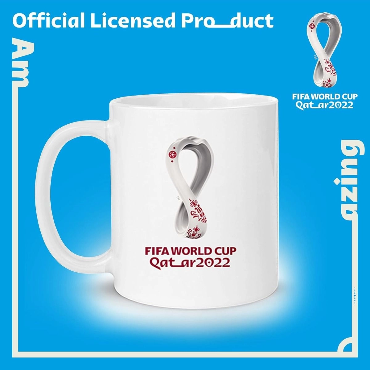 World Cup Qatar 2022 Ceramic Mug - 450 ml