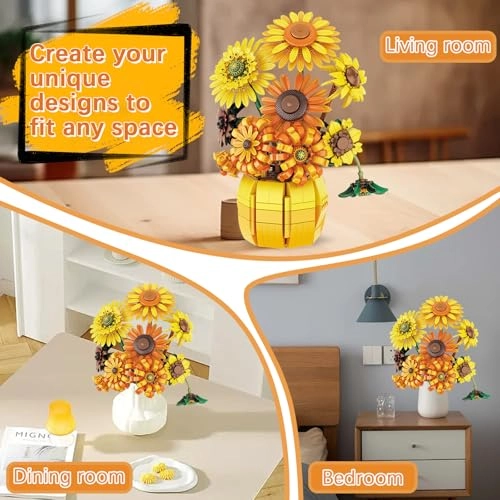 Sunflower Building Sets - Botanical Collection Van Gogh