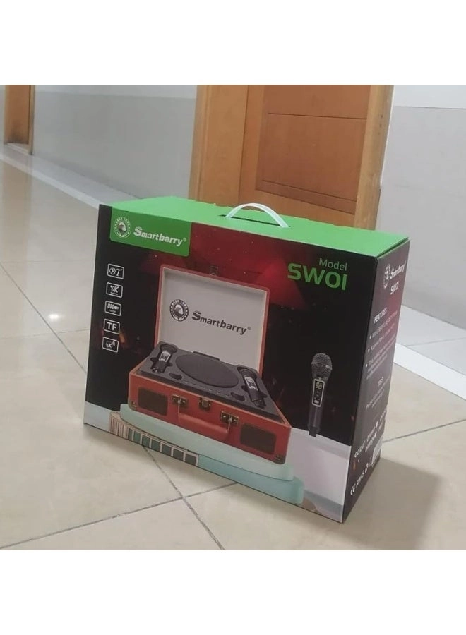 Karaoke Bluetooth Speaker - 2 Microphones