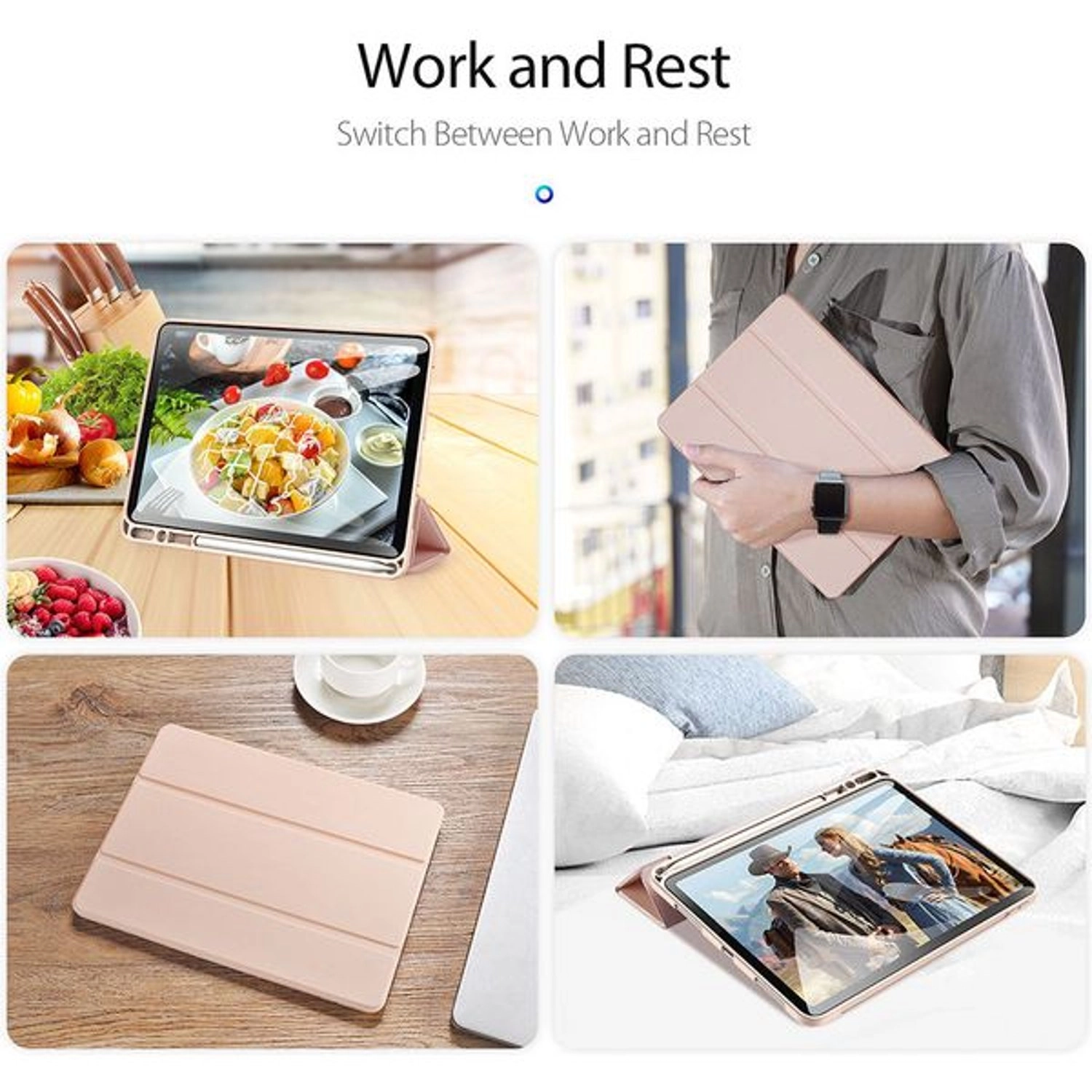 Tri-Fold Case for iPad Air 4 10.9-inch