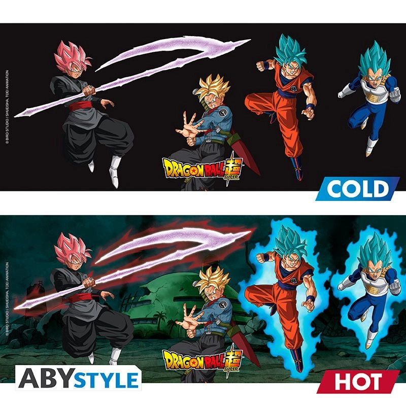 Dragon Ball Super Mug - Heat Change SaiyansvsBlack - 460 ml