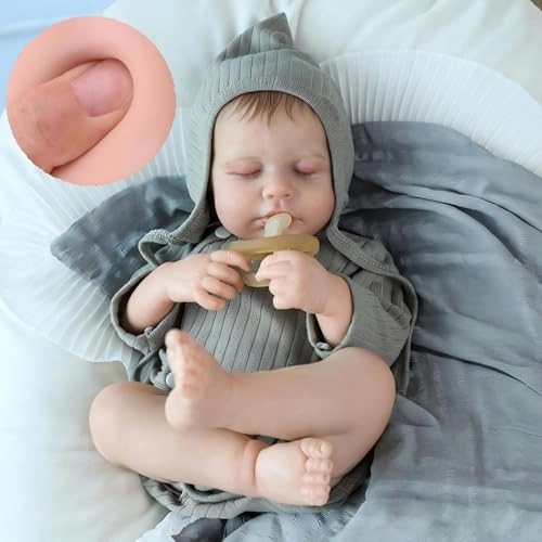 SCOM Reborn Baby Doll - 20Inch Vinyl Bathable Ages 3+ Gift Box