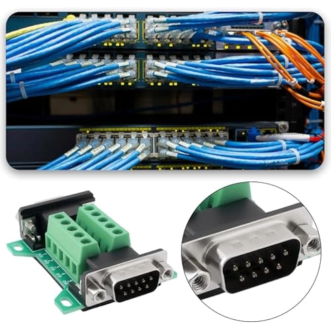 DB9 Male - 9 PIN + DB9 Female