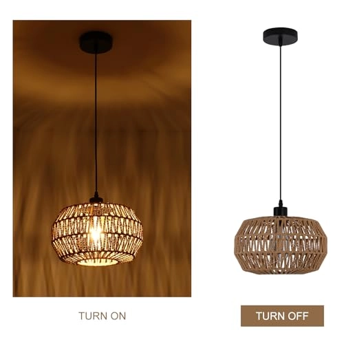 Rattan Chandelier