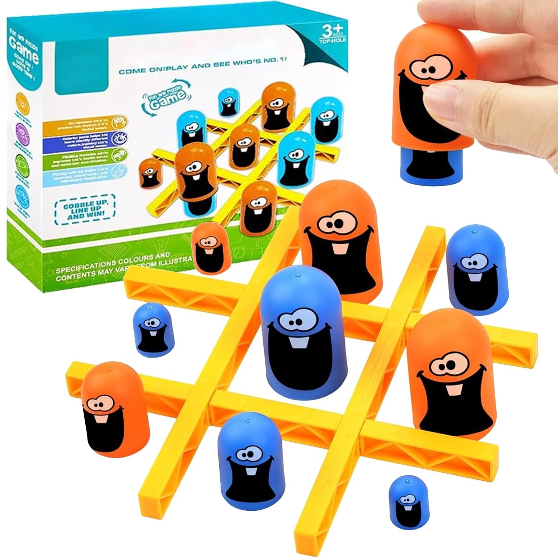 HONGECB Tic Tac Toe - Mini Interactive