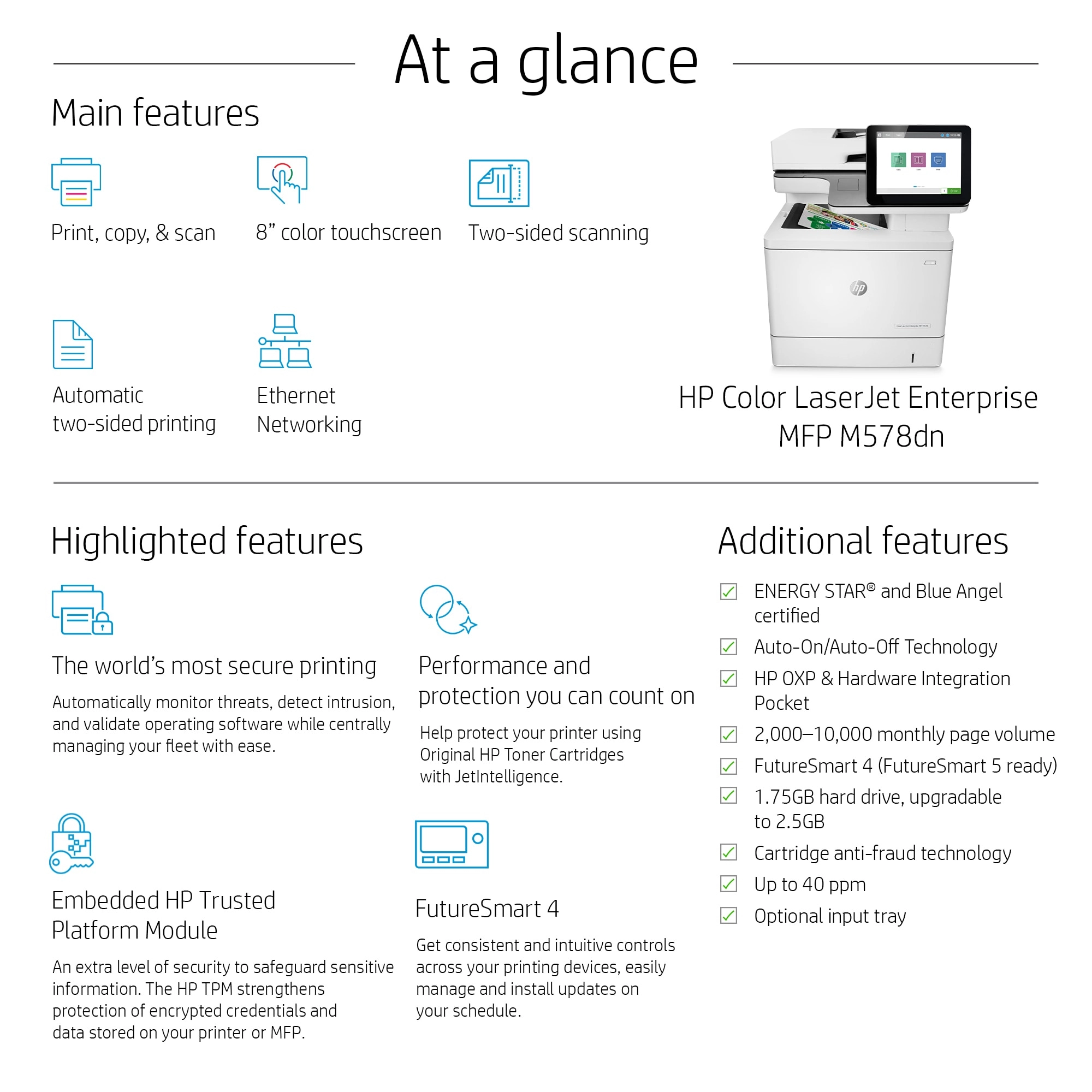 M578dn - Laser Colour