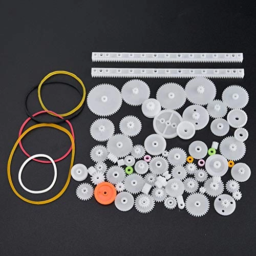 evhooe Plastic Gear Pulley Shaft Sleeve Set - 75 pieces