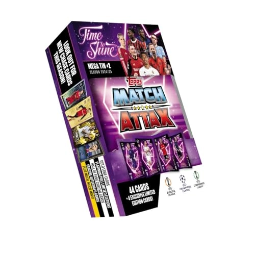 Match Attax 24/25 Random Mega Tin - 44pcs 4pcs
