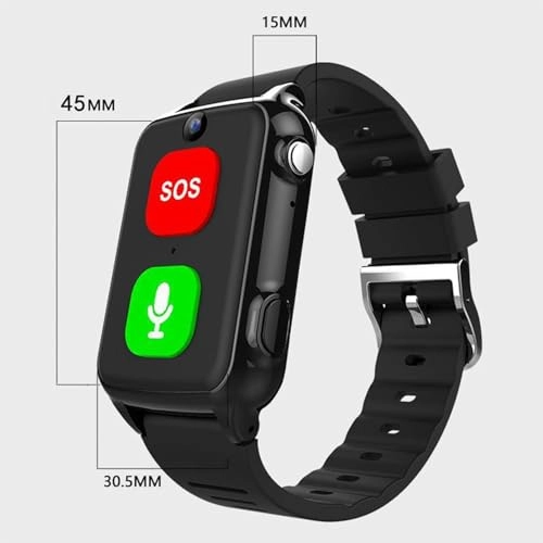 Emergency Call Bracelet - 850mAh Black Heart Rate Monitor