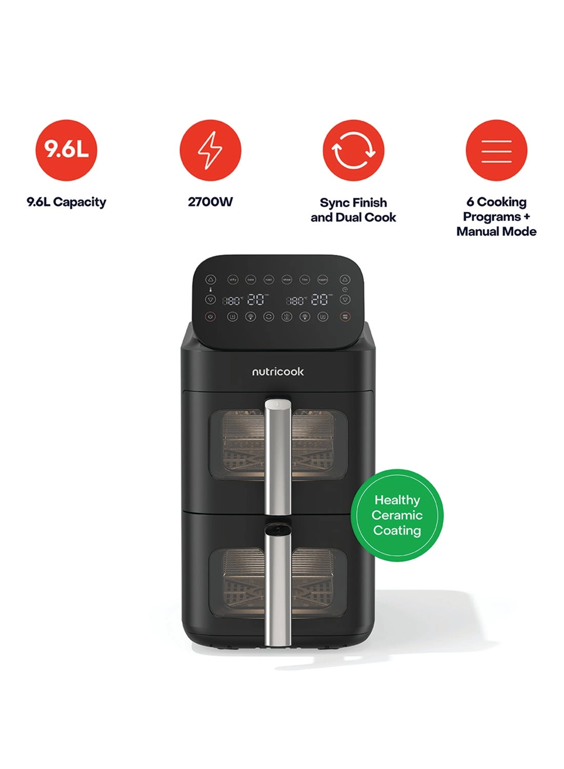 nutricook DuoStack NC-AFDS330