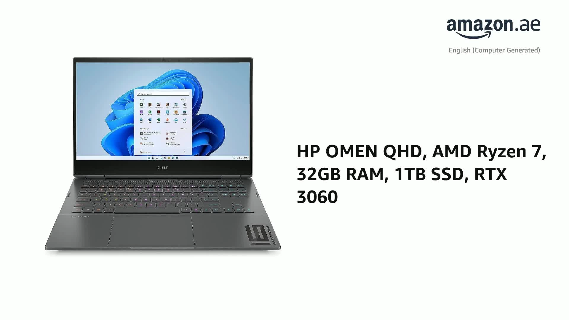 OMEN Omen 16 16-n0000ne - 16.1'' 6800H 32GB DDR5 1TB SSD