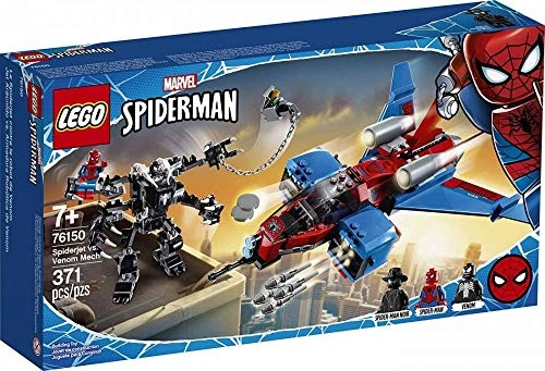 Spider-Jet vs Venom Mech (76150) - with Minifigures Mech and Plane