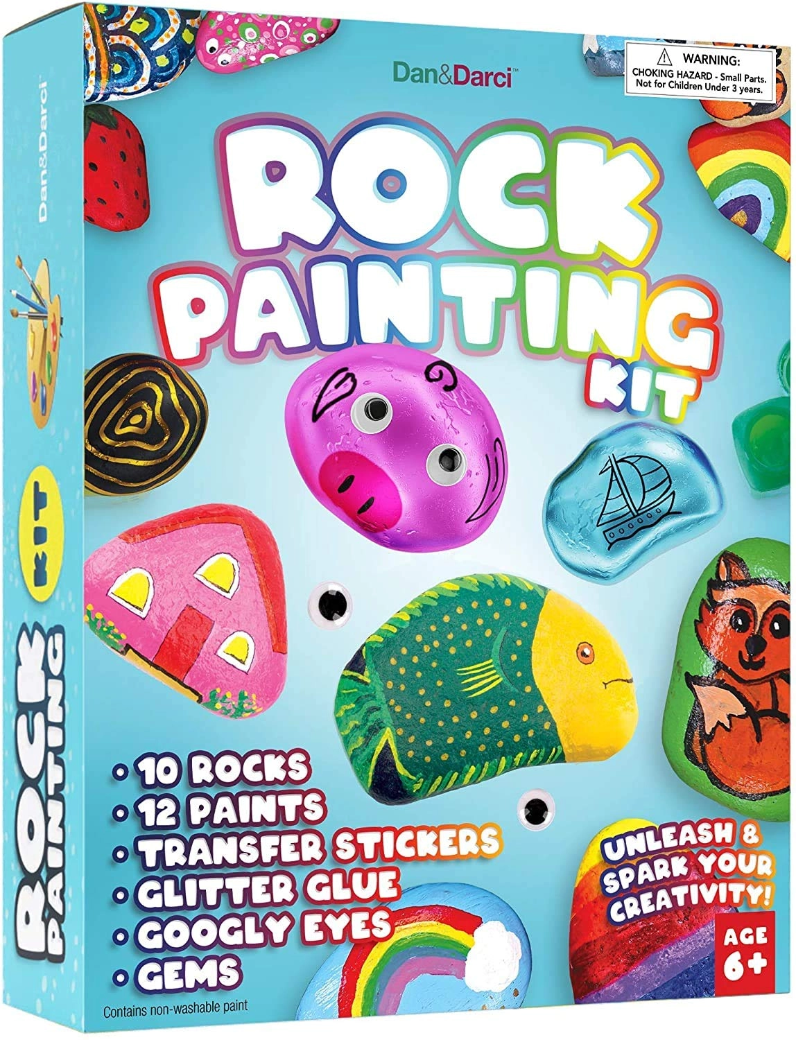 Dan&Darci Rock Painting Kit - 31 piece(s)