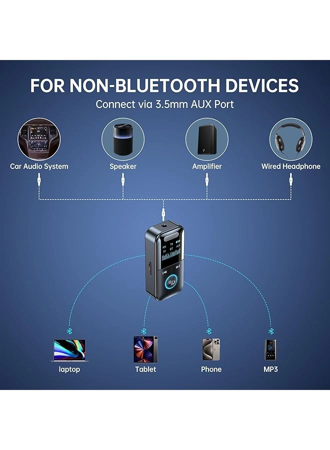 Audio Transmitter Receiver - Bluetooth 5.4 3.5mm